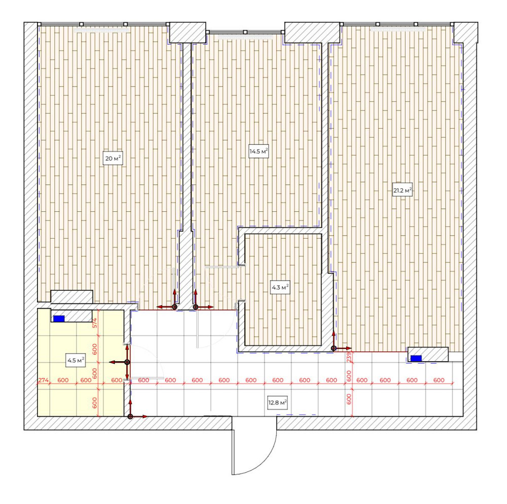 Продаж Квартира 3-кімнатна, 9/22 поверх на Глибочицька вул., д. 13-6 Київ - фото 3