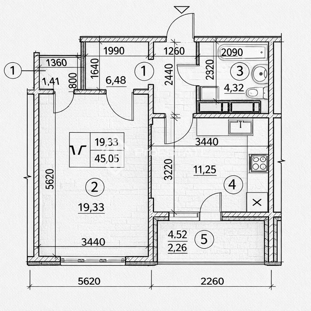 Продаж Квартира 1-кімнатна, 17/25 поверх на Коноплянська вул., д. 21 Киев - изображение 2