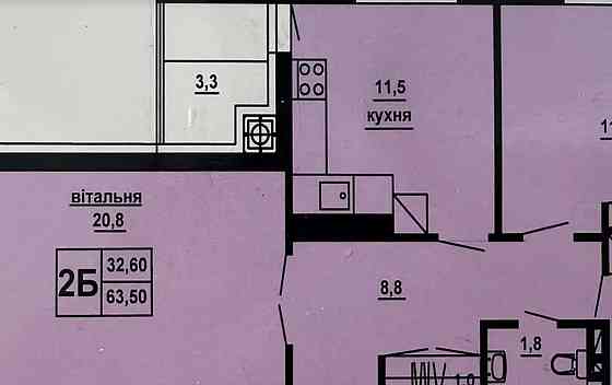 Продаж Квартира 2-кімнатна, 2/9 поверх Тернопіль