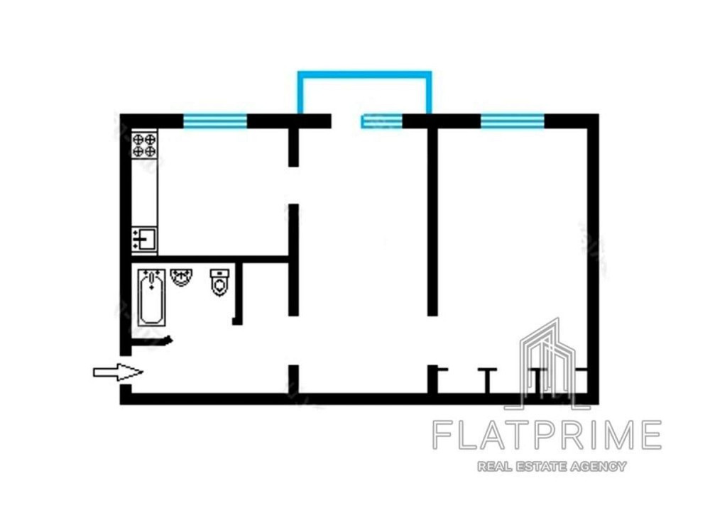 Продаж Квартира 2-кімнатна, 6/9 поверх на Русанівський бульвар, 6 Киев - изображение 12
