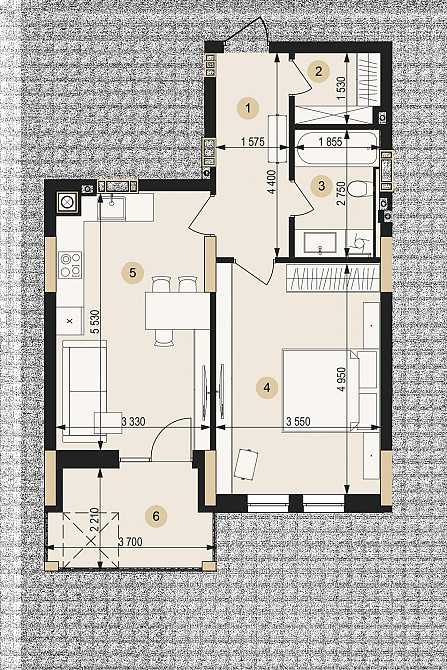 Продаж Квартира 1-кімнатна, 5/9 поверх на вул. Пасічна L'viv - photo 2