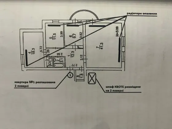 Сдаётся Помещение в жилом доме площадь 100.7 кв.м 2-й этаж Киев Турівська, 29 Киев