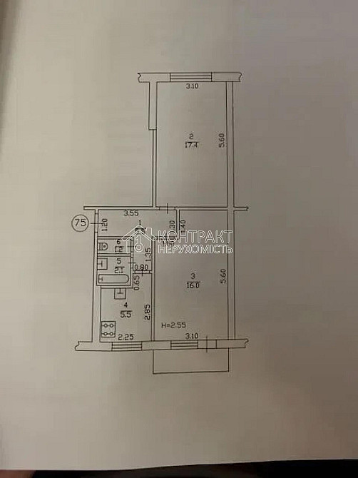 Продаж Квартира 2-кімнатна, 5/5 поверх на вул. Салтівське Харків - фото 18