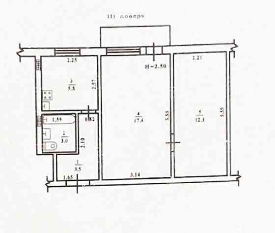 Продам 2-комнатную квартиру, ул.Балковская, 3/5 эт., рядом центр города Одеса