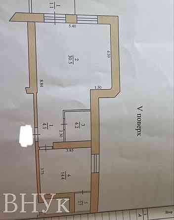Продаж Квартира 1-кімнатна, 5/7 поверх на вул. Лозовецька Тернопіль