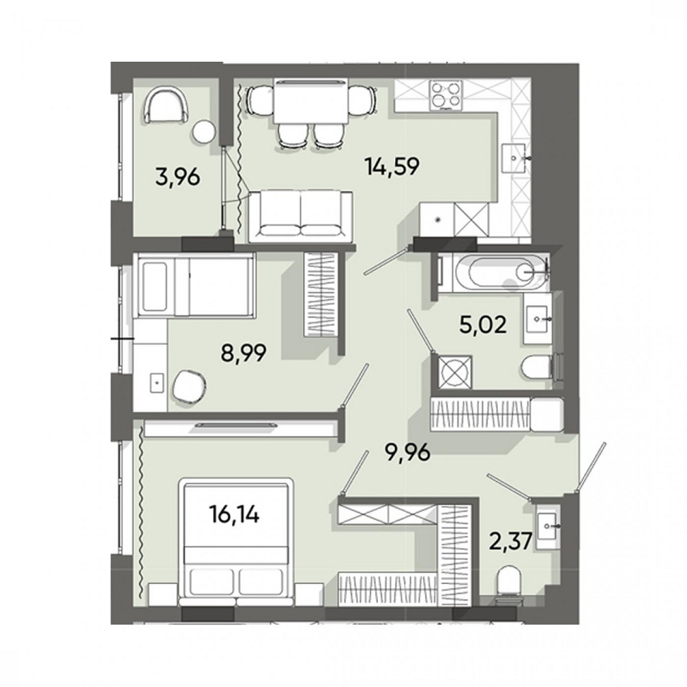 Продаж Квартира 2-кімнатна, 4/10 поверх на вул. Стрийська Львів - фото 4