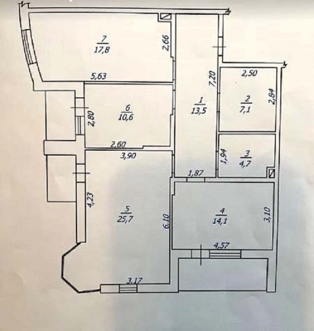 Трехкомнатная квартира в ЖК Гагаринский Одеса - фото 10
