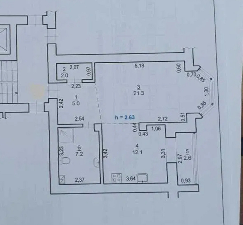 Продаж Квартира 1-кімнатна, 5/10 поверх на вул. Величковського L'viv - photo 20