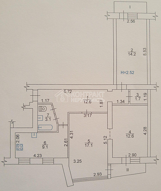 Продаж Квартира 3-кімнатна, 8/9 поверх на вул. Лева Ландау Харьков - изображение 1