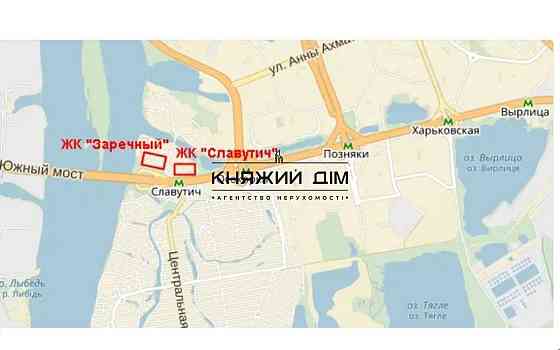 Продаж 3к Квартира 80 кв.м Заречная ул. Київ