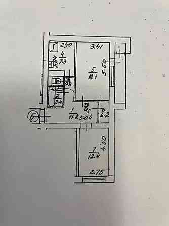 Оренда Квартира 2-кімнатна, 2/12 поверх на Герцена, 7 Kiev