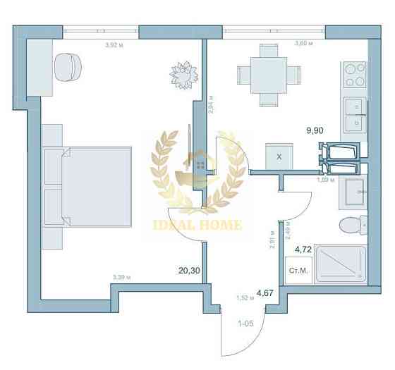 Продається 1к квартира, Шевченківський р-н, метро Сирець Kiev
