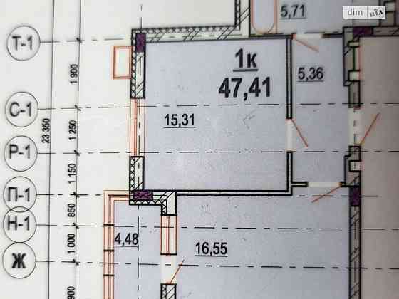 Продаж Квартира 1-кімнатна, 3/8 поверх Вінниця