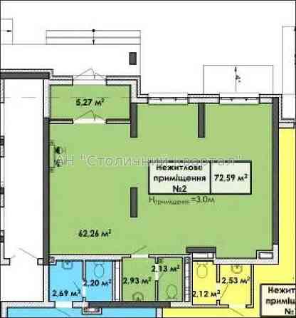 Оренда торгове приміщення на Кадетський гай вул., 10 приміщень - 1, поверх - 1/25 Киев