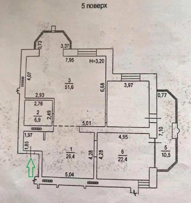3-комн квартира - Дома Каркашадзе на ул. Довженко Одеса - фото 16