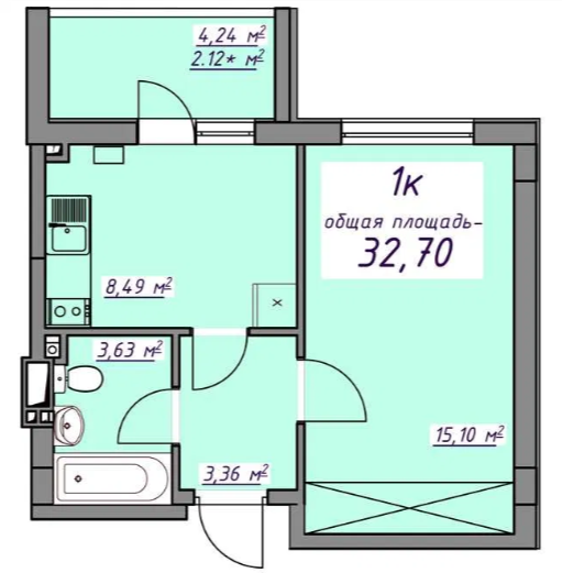Продаж Квартира 1-кімнатна, 2/5 поверх на европейська, 261 Одеса - фото 5