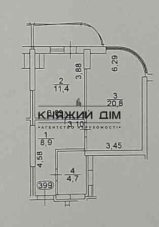 Видовая 1к. квартира в новом доме м.Дружбы Народов. КОД ОБЪЕКТА: 21133321. Киев