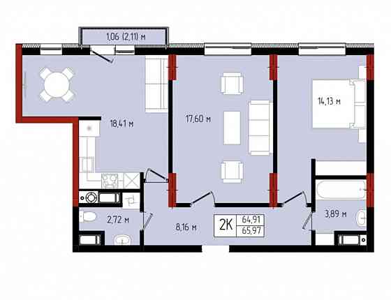 Продаж Квартира 2-кімнатна на Бельведерська-Ленкавського Івано-Франківськ