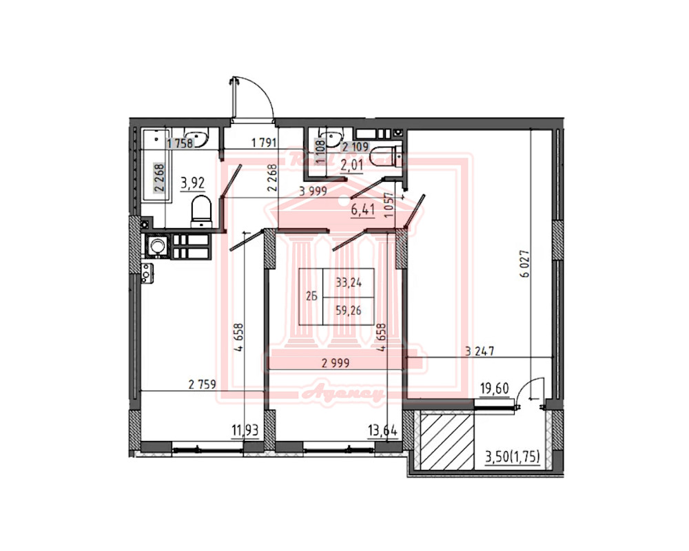 Продаж Квартира 2-кімнатна, 2/9 поверх на Білодідівка, 20 Boryspil' - photo 11