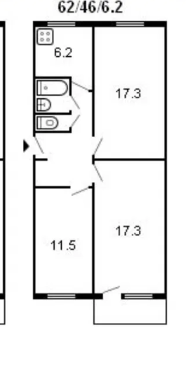 Продам 3-х комнатную квартиру на пос.Котовского Одесса - изображение 12