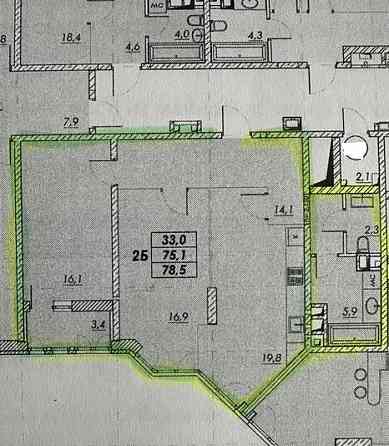Продаж Квартира 2-кімнатна, 16/16 поверх на Прохоровская ул. Odessa