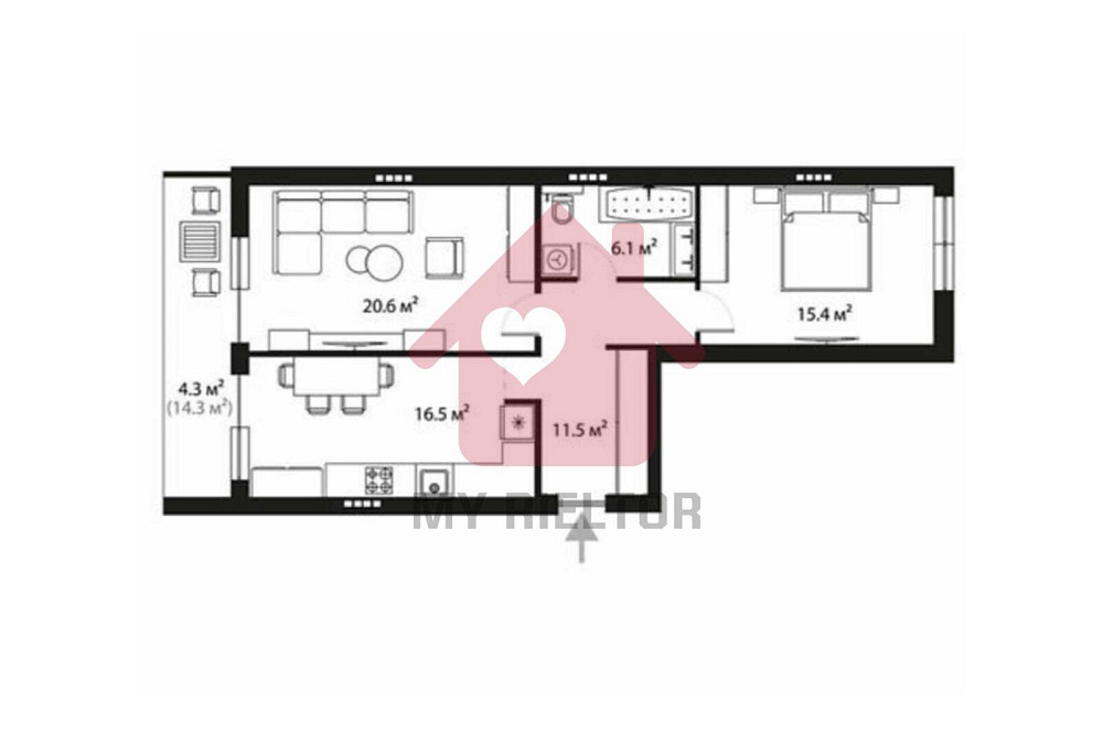 продаж квартири! Uzhhorod - photo 1