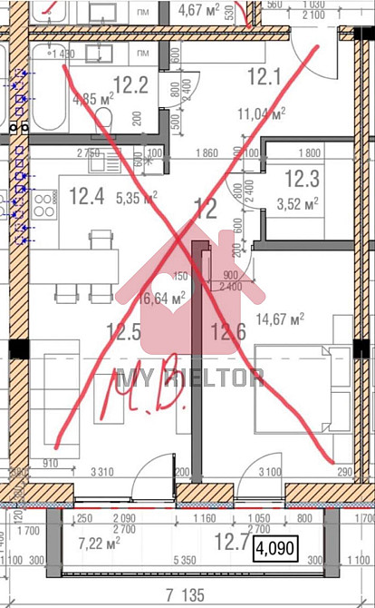 Продаж однокімнатної квартири район Бам. Uzhhorod - photo 7