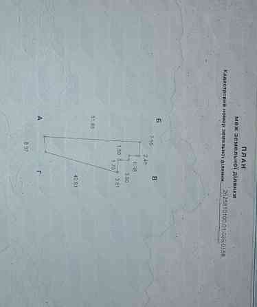 Продаж земельної ділянки 6 соток на Галицька Tysmenitsa