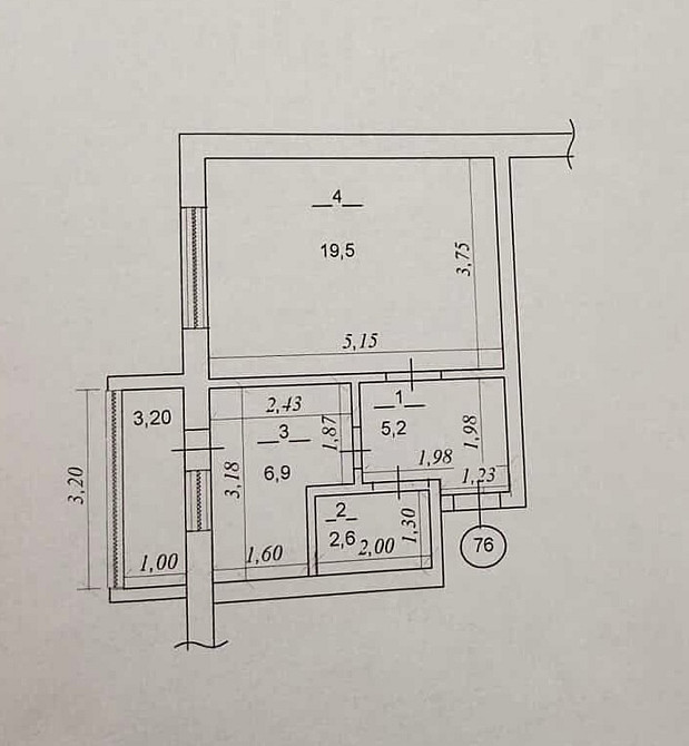 Продаж Квартира 1-кімнатна, 2/5 поверх на Коновальця Є. вул., 132А Ивано-Франковск - изображение 14