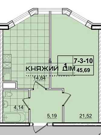 Продаж 1к Квартира 46 кв.м Киквидзе ул. Київ
