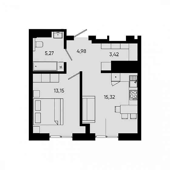 Продаж Квартира 1-кімнатна, 2/8 поверх на вул. Малоголосківська Львов
