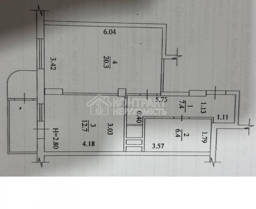 Продаж Квартира 1-кімнатна, 10/18 поверх на вул. Перемоги Харків - фото 13
