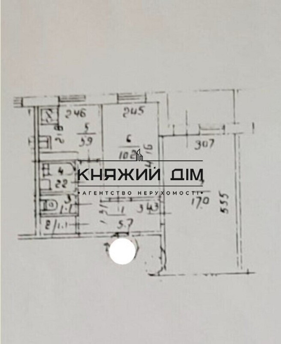 Продажа: 2-комнатная раздельная квартира, метро Академгородок. №21143491 Київ - фото 2