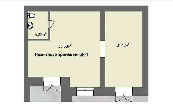 Продаж приміщення вільного призначення поверх - 1/10 Тернопіль