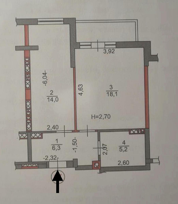 Продаж Квартира 1-кімнатна, 8/9 поверх на Метрологічна вул., д. 15-А Kiev - photo 12