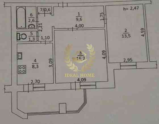 Продаж 2-кімнатної квартири в Києві Святошино ПОРУЧ ст.М"Житомирська"- Київ