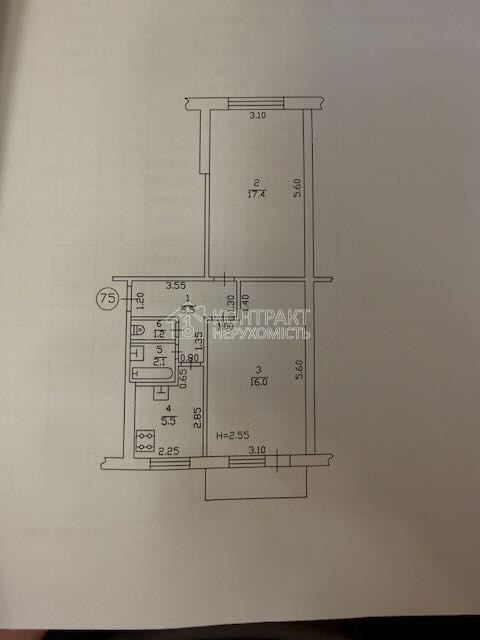 Продаж Квартира 2-кімнатна, 5/5 поверх на вул. Салтівське Kharkiv - photo 12