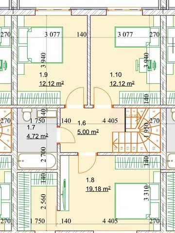 Продаж 2-поверховий   108 кв.м 4 кімн. на Гоголя вулиця Підгайці - фото 20