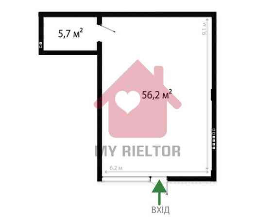 Оренда торгове приміщення на Собранецька поверх - 1/3 Uzhhorod