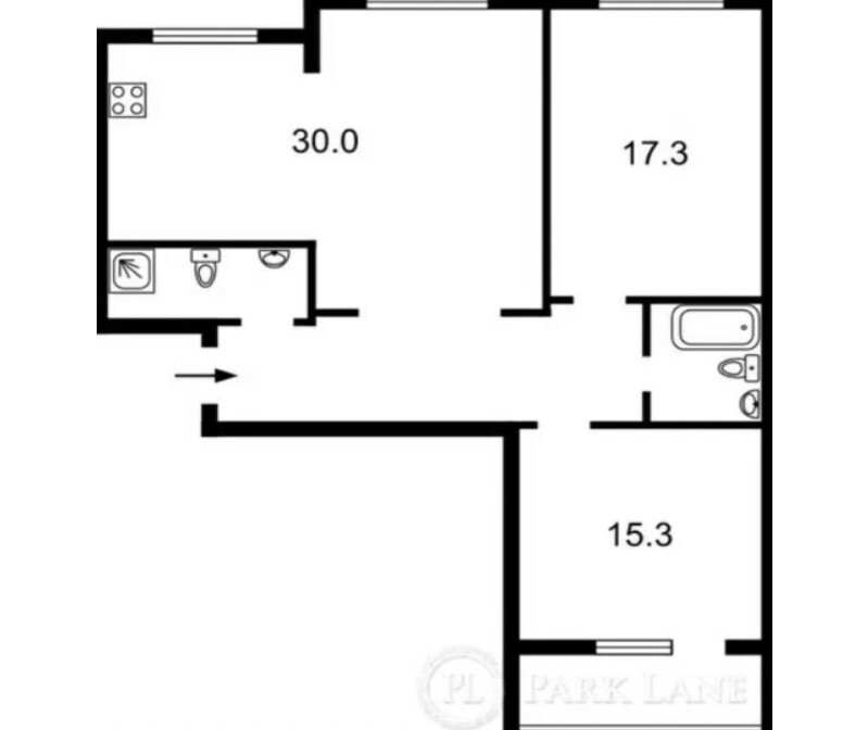 Продаж Квартира 3-кімнатна, 5/15 поверх на улица Васильченко, д.3 Киев - изображение 17