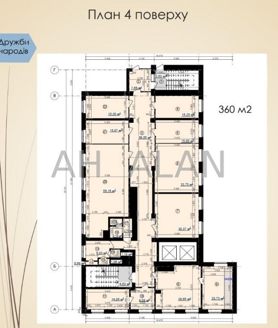 Оренда офісне приміщення на Миколи Міхновського бул., 38 поверх - 1/13 Київ - фото 12