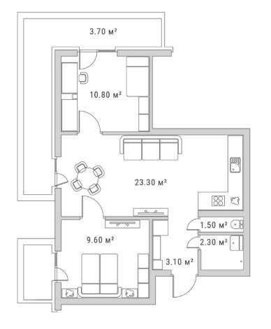 Продаж Квартира 3-кімнатна, 17/25 поверх на Васильківська вул., д. 100а Київ - фото 6