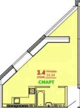 Продаж Квартира 1-кімнатна на ул. Бродская (ул. Плиева), 1 Одеса