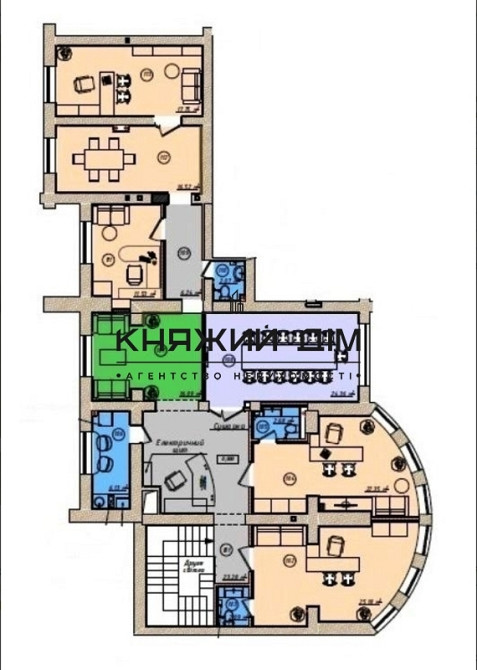 Оренда офісне приміщення на вул. Печенежская ул./Печенізька поверх - 1/10 Київ - фото 14