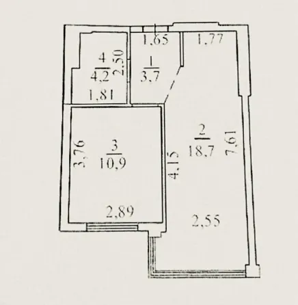 For sale 1-room Apartment 38 sq.m вул. Академіка Вільямса, 73/4 Odessa