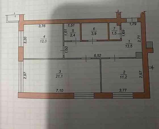 Продаж 2к Квартира 65 кв.м Домбровського 75 Житомир