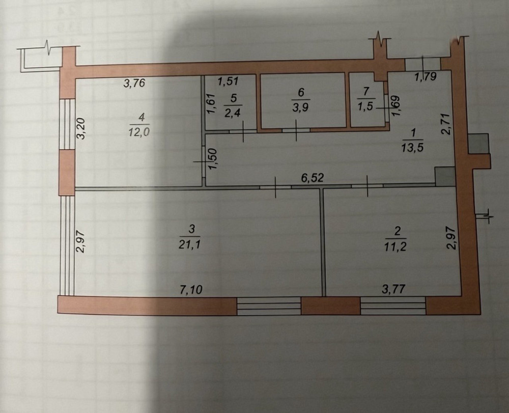 Продаж 2к Квартира 65 кв.м Домбровського 75 Житомир - фото 2