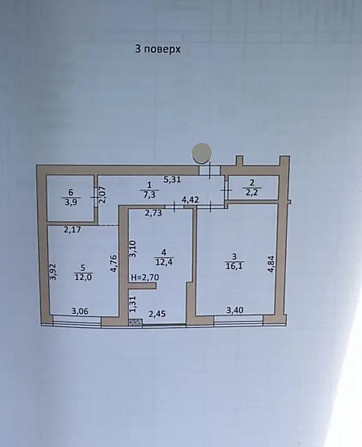 Продаж 2-кімнатної квартири в передмісті Тернополя (с. Петриків)  - фото 6