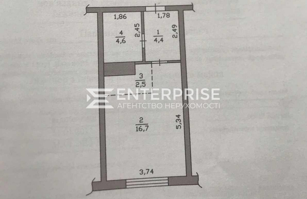 Продаж Квартира 1-кімнатна, 14/21 поверх на вул. Пономарьова Коцюбинське - фото 9