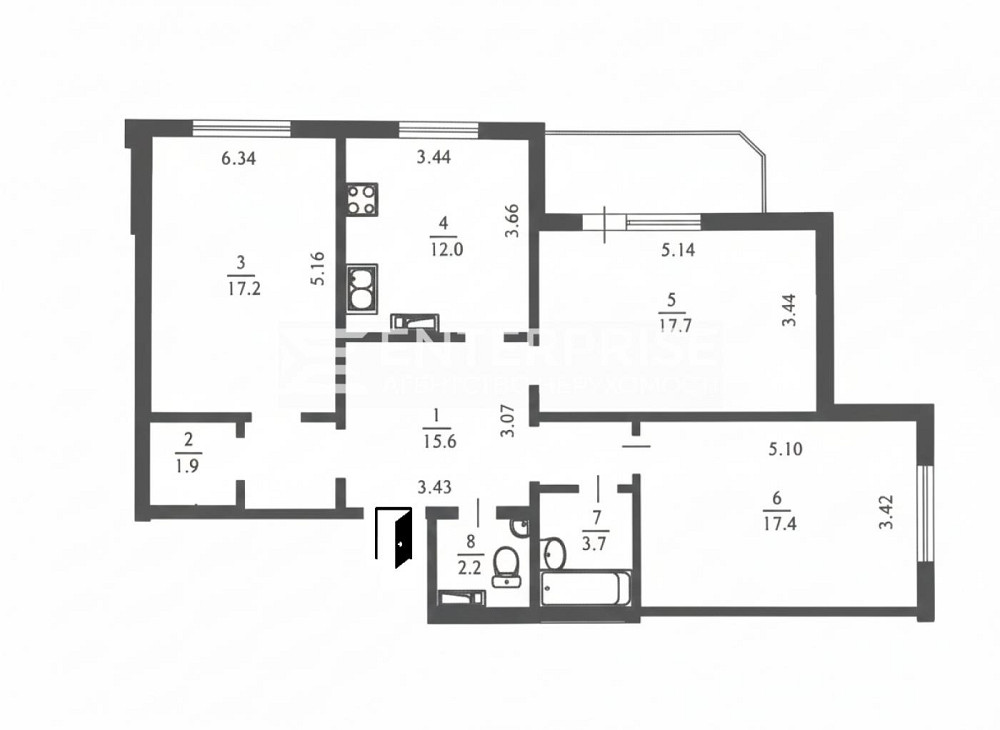 Продаж Квартира 3-кімнатна, 16/25 поверх на вул. Макаренко Київ - фото 14